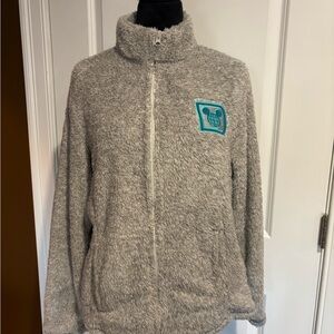Disney Gray and Blue/Green Fleece Jacket